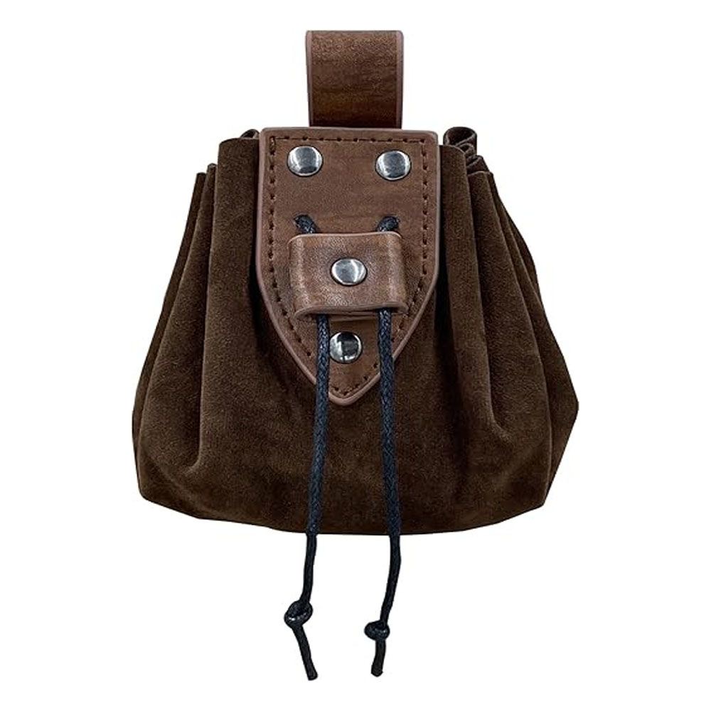 Men'S Viking Accessories - Bolsa de Cinturón de Cuero Estilo