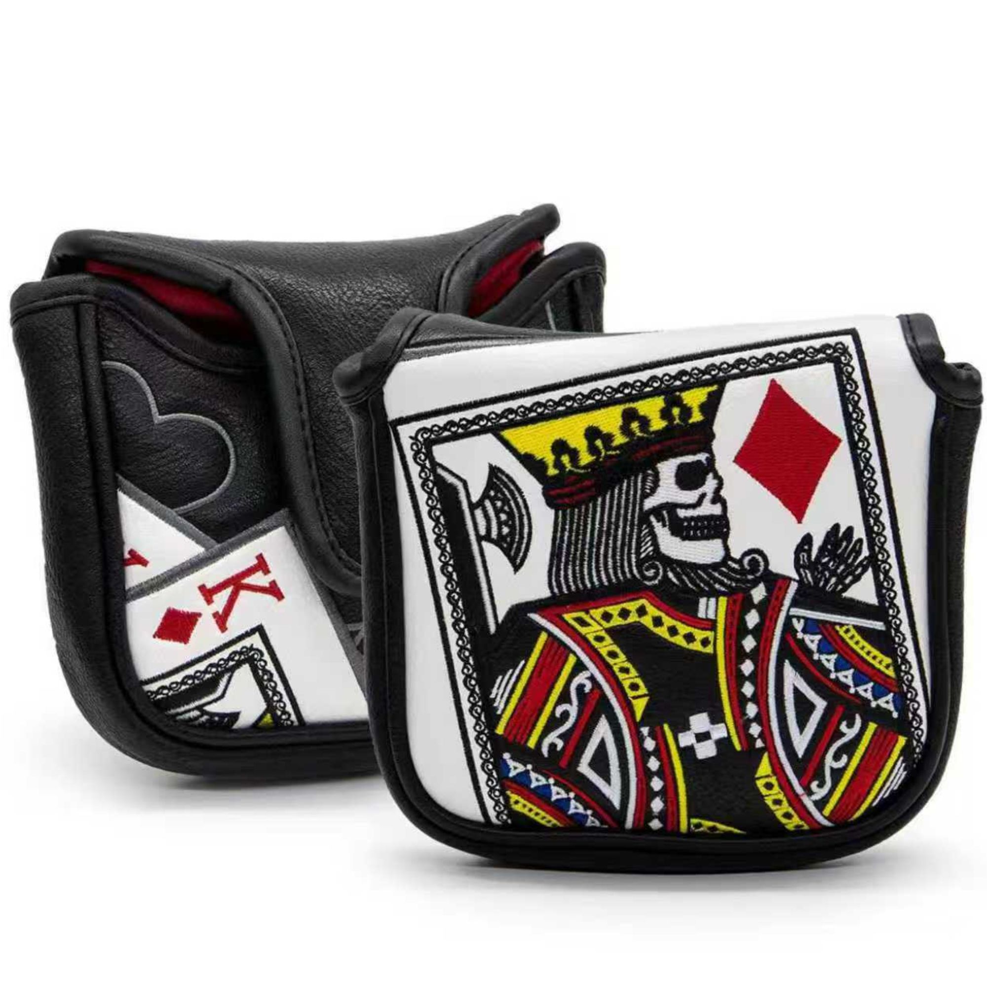 Men Accessories Usa - Mazo bordado King Of Hearts con