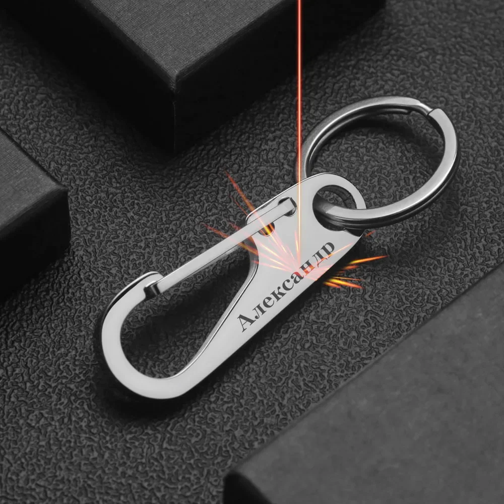 Men Accessories Silver - LLavero de acero inoxidable 304, llavero