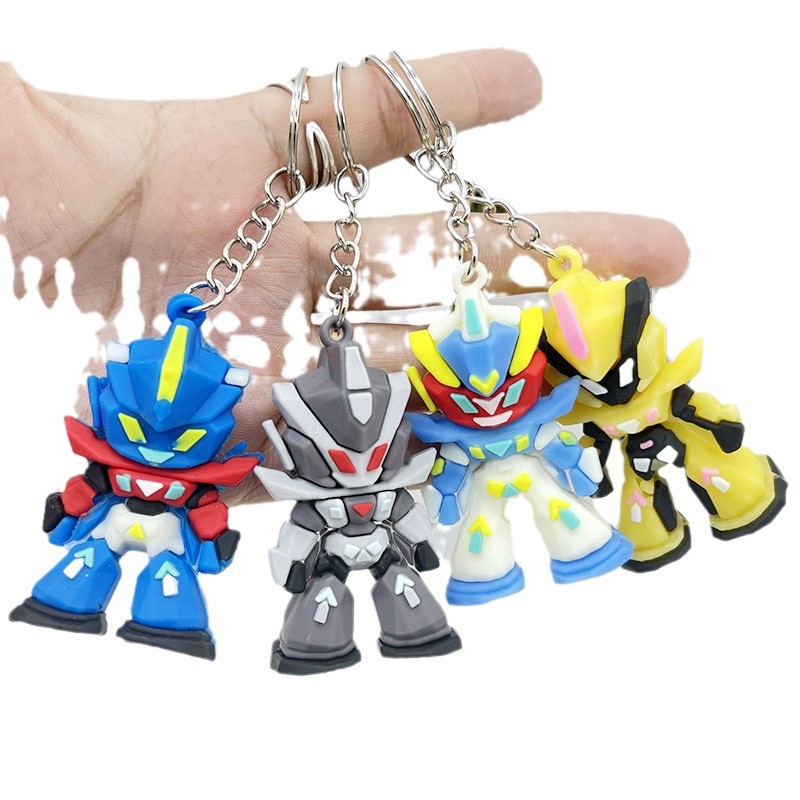 Men'S Accessories Backpack - Llavero de silicona Gundam, mini llavero