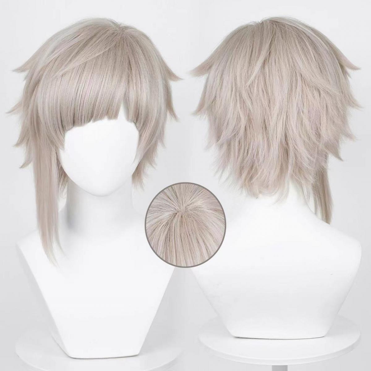 Men Accessories Silver - Peluca de cosplay de Nakajima Atsushi