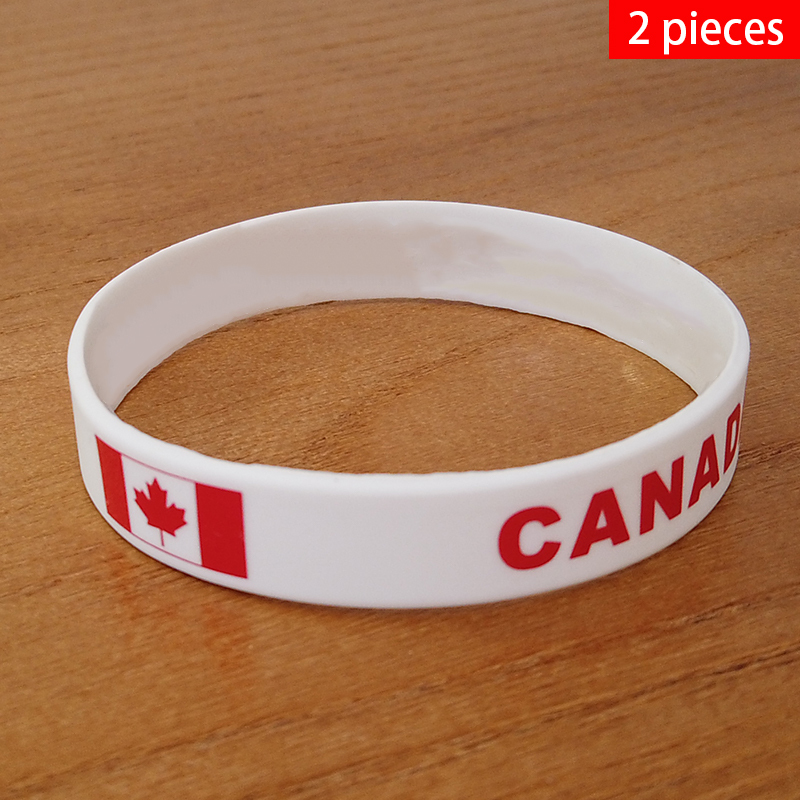 Men'S Accessories Canada - Pulsera deportiva de silicona con bandera