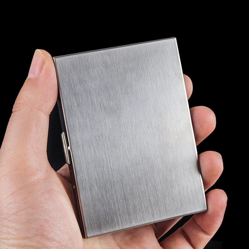 Men Accessories Usa - Caja de cigarrillos delgada abatible elegante