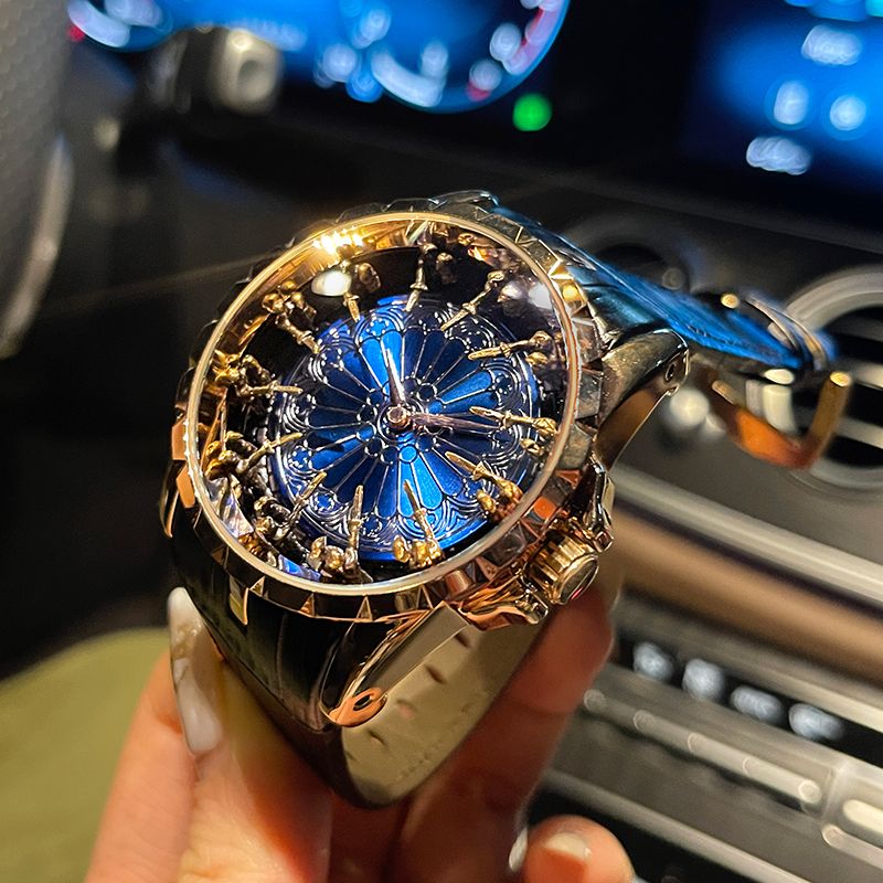 Men Accessories Elegant - Reloj de Hombre Lujoso y Elegante,
