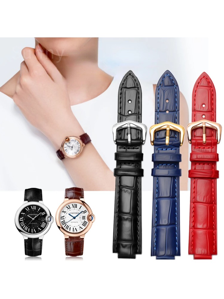 Men'S Accessories Cartier - Correa de reloj de cuero genuino