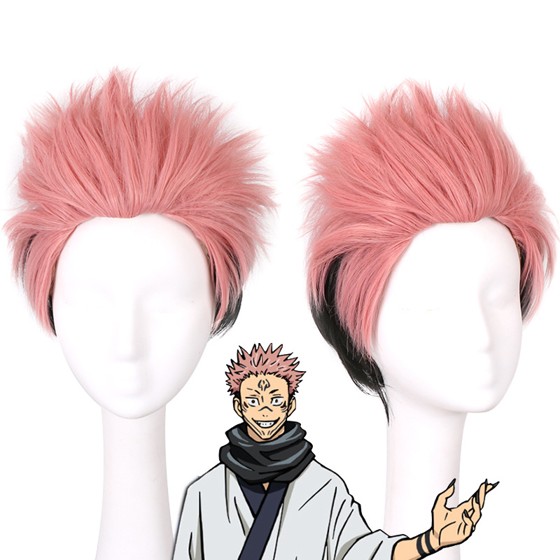 Men Accessories Style - Peluca de cosplay de Sukuna de