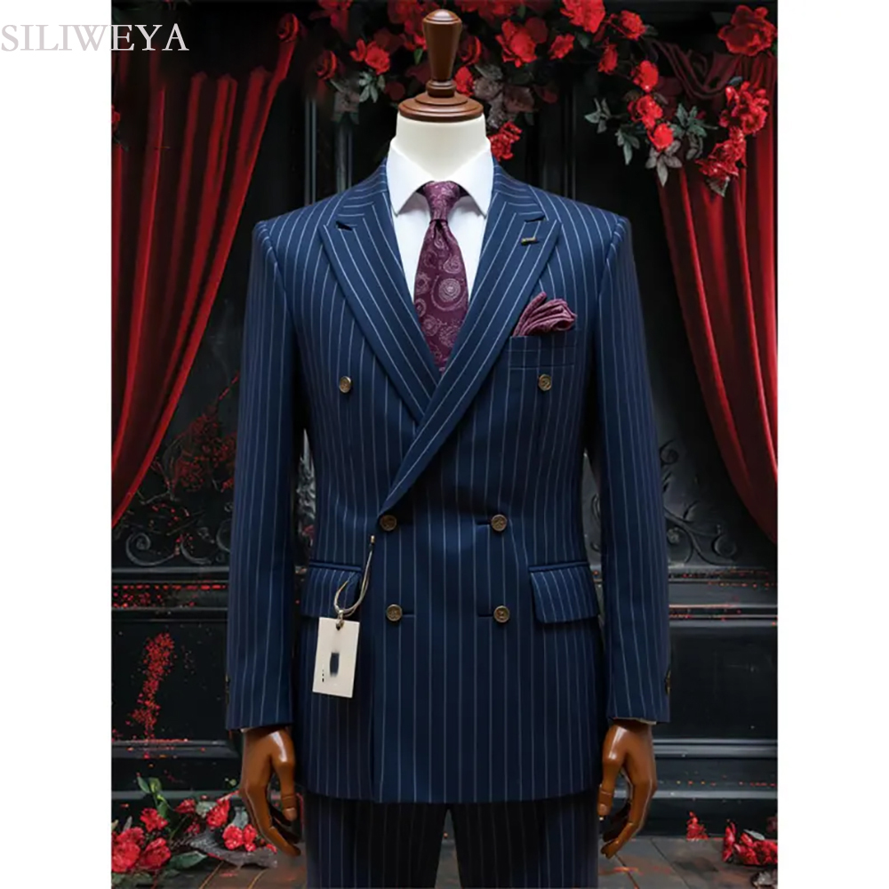 Men Accessories Elegant - SILIWEYA, trajes de negocios con doble