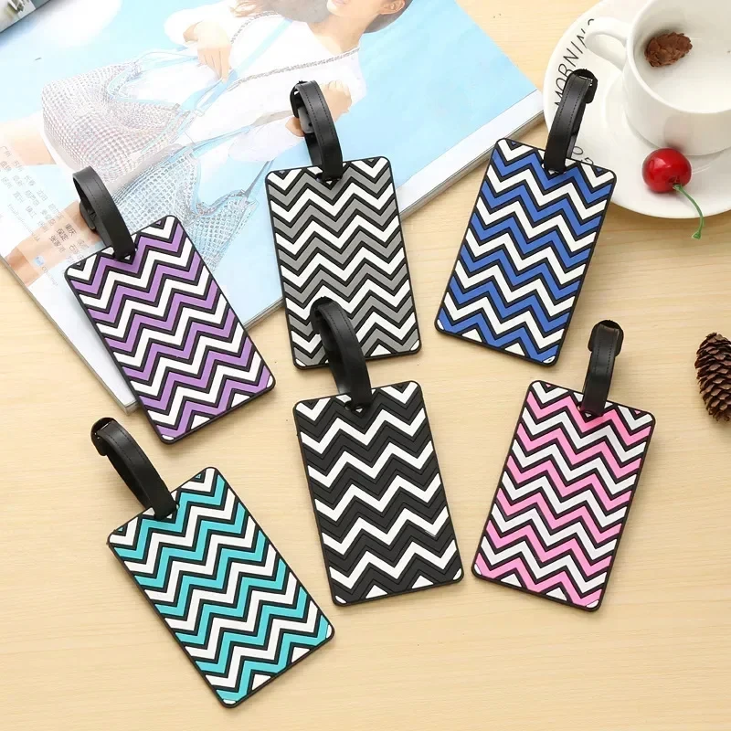Men Accessories Name - Etiquetas de equipaje geométricas para mujeres