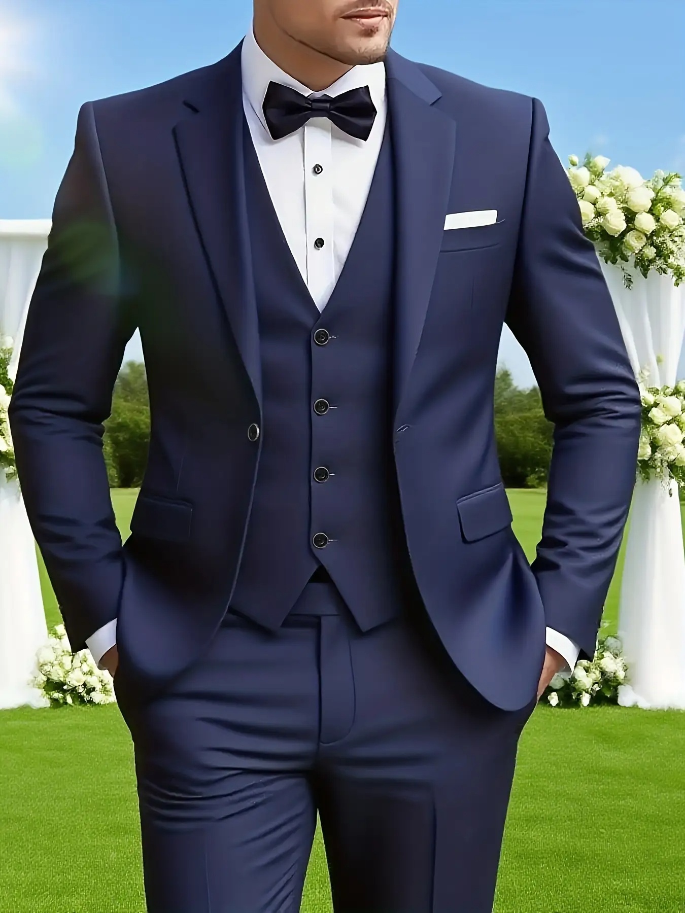 Men Accessories Elegant - Traje Formal de Oficina para Hombre,