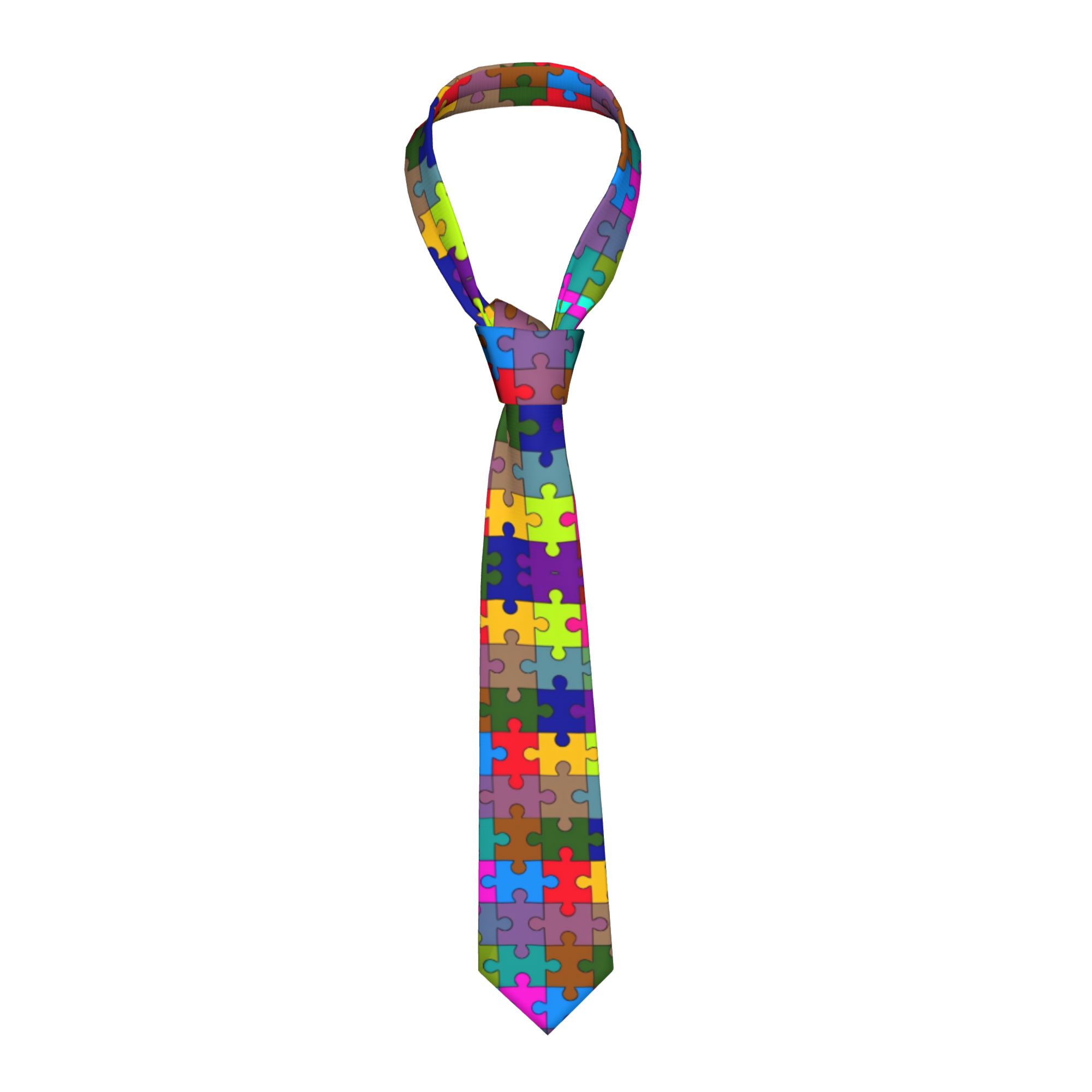 Corbata con diseño de rompecab - Men Accessories Elegant reseña y precio