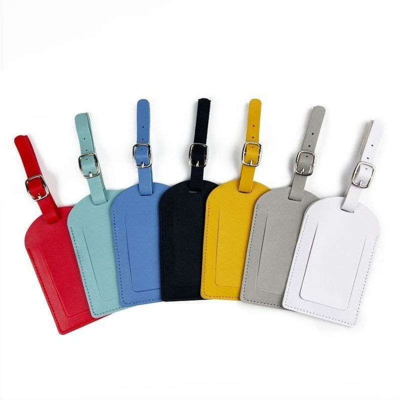 Etiquetas de equipaje de cuero - Men Accessories Name reseña y precio