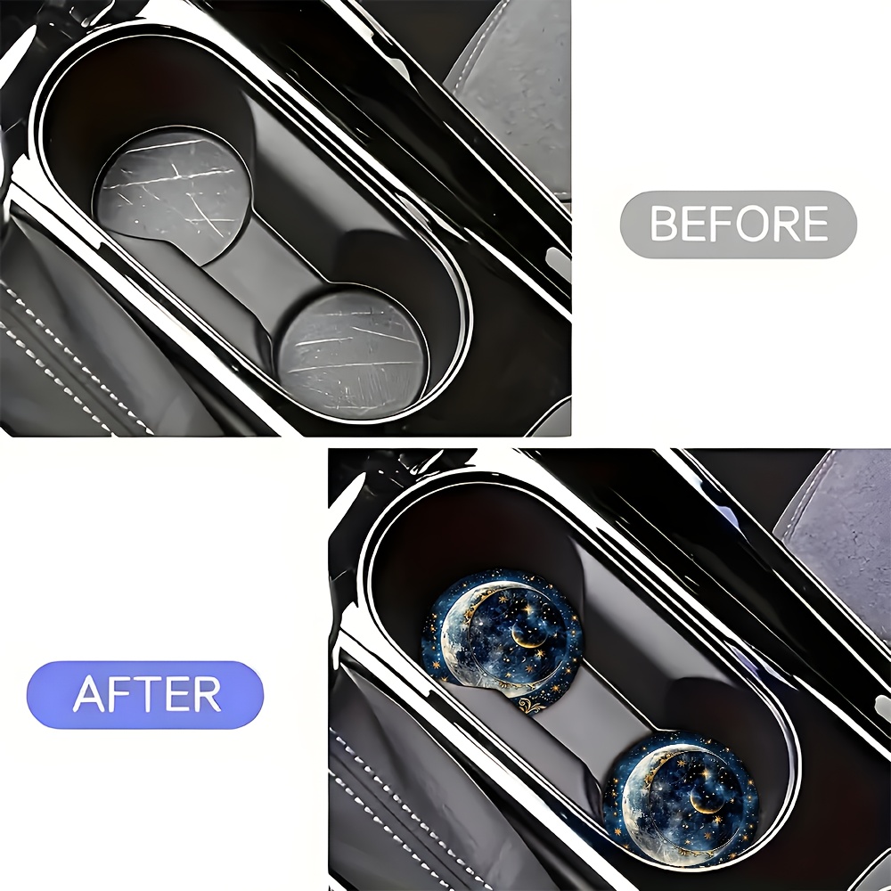 2 posavasos para coche con dis - Men Accessories Elegant reseña y precio