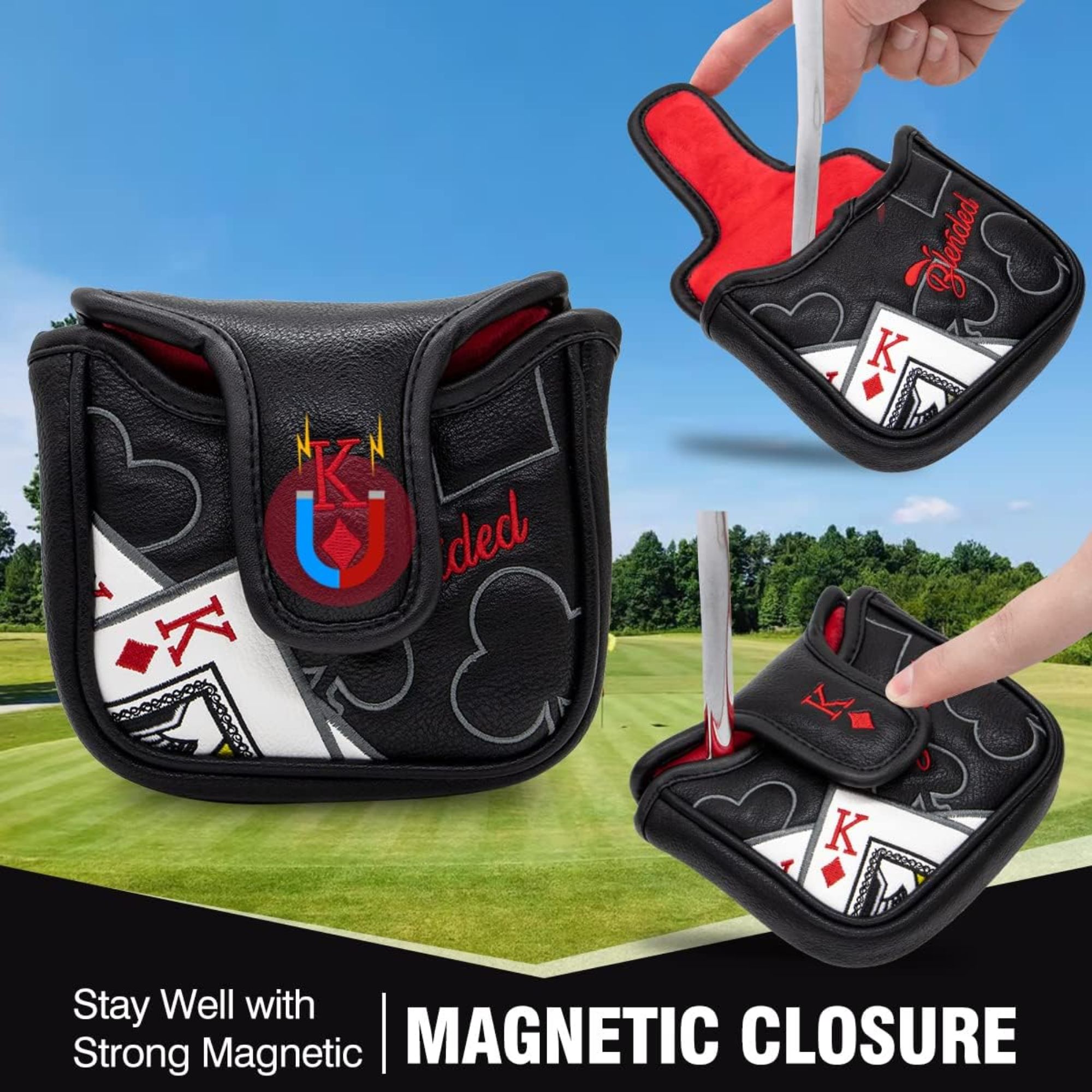 Mazo bordado King Of Hearts co - Men Accessories Usa reseña y precio