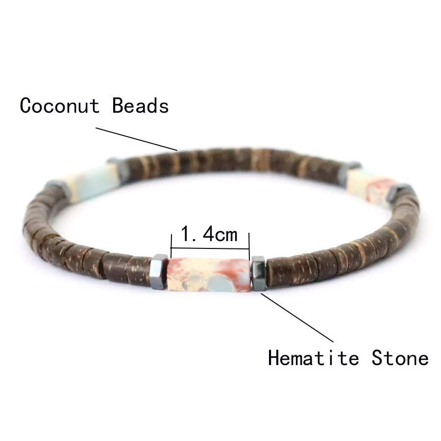 Pulsera Retro de concha de coc - Men Accessories Amazon reseña y precio