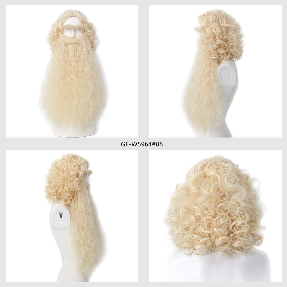 Peluca de pelo de Papá Noel de - Men Accessories Style reseña y precio