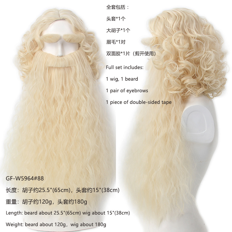 Peluca de pelo de Papá Noel de - Men Accessories Style reseña y precio