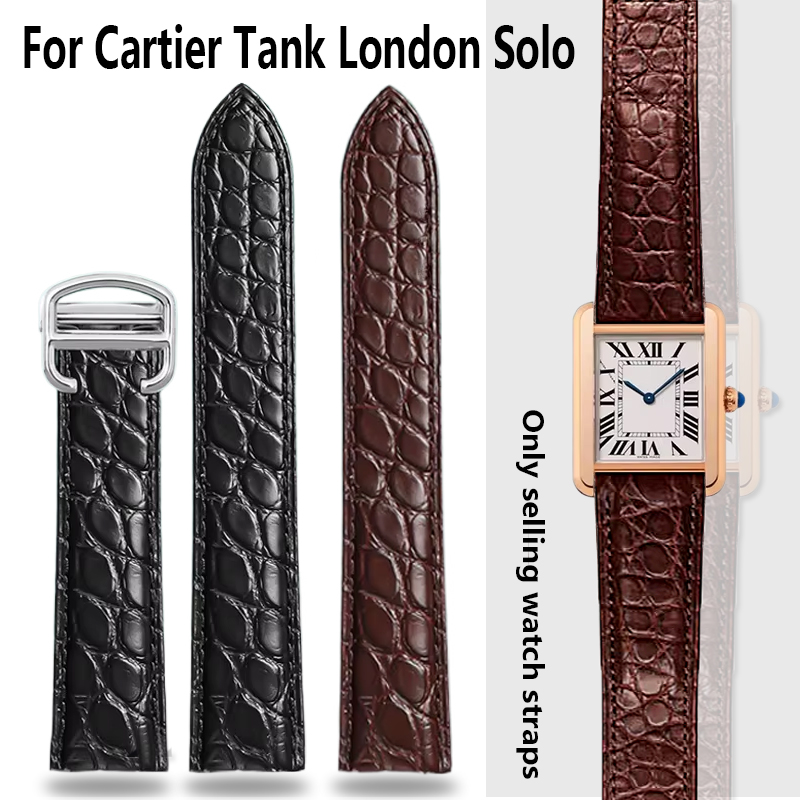 Correa de reloj de cocodrilo 1 - Men'S Accessories Cartier reseña y precio