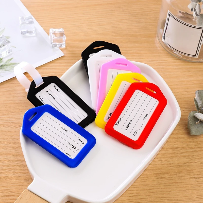 5 uds etiqueta de equipaje env - Men Accessories Name reseña y precio