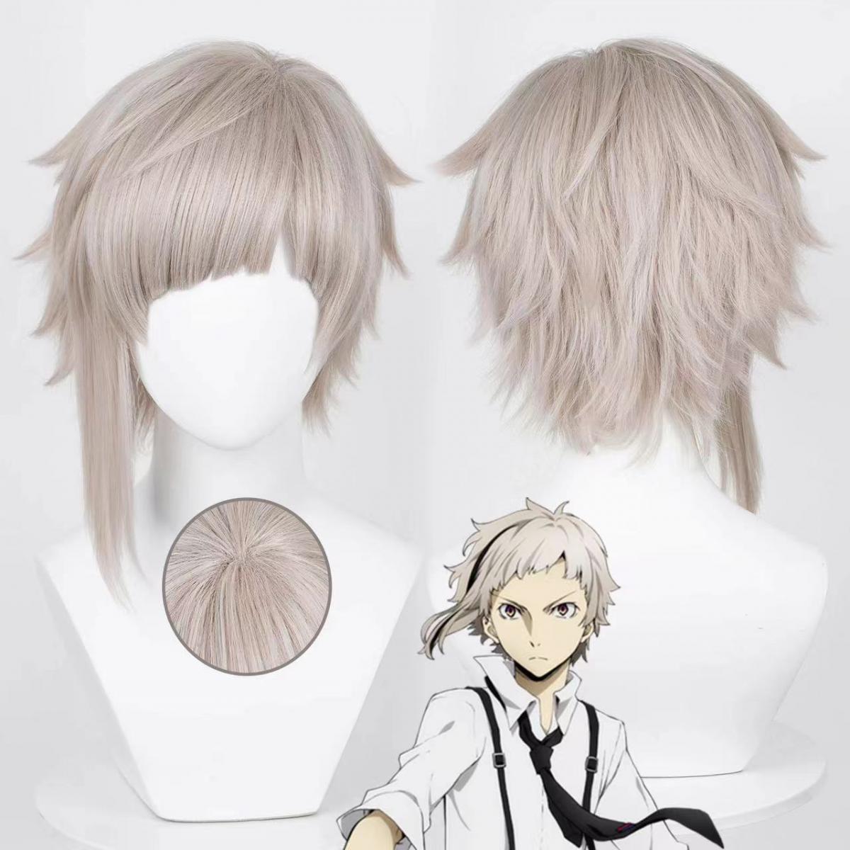 Peluca de cosplay de Nakajima  - Men Accessories Silver reseña y precio