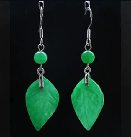 Cuenta de hoja de Jade VERDE N - Men Accessories Silver reseña y precio