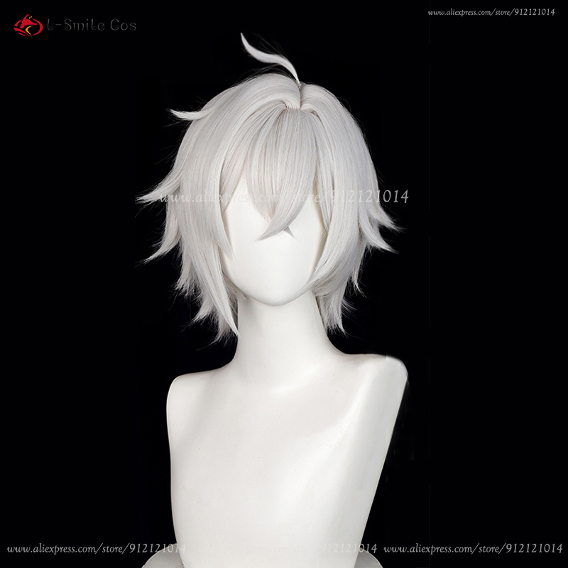 Peluca de Cosplay ZZZ Seth Low - Men Accessories Silver reseña y precio
