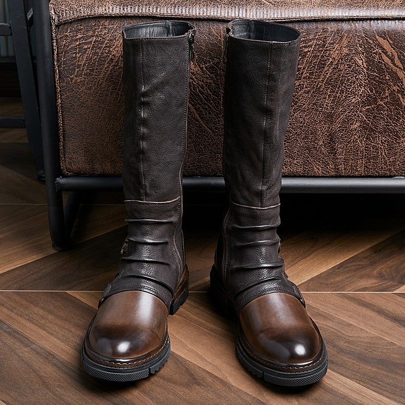 Zapatos medievales Retro de cu - Men Accessories Style reseña y precio