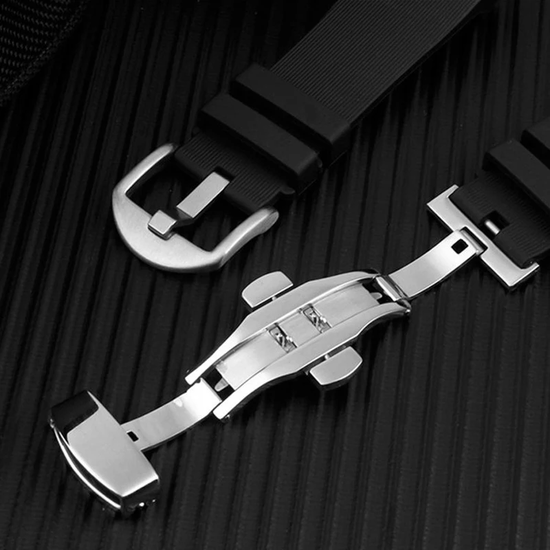 Correa de reloj de silicona su - Men'S Accessories Cartier reseña y precio