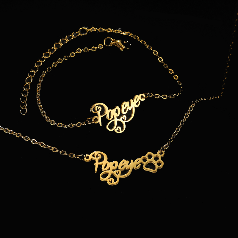 Goxijite-collar con nombre per - Men Accessories Name reseña y precio