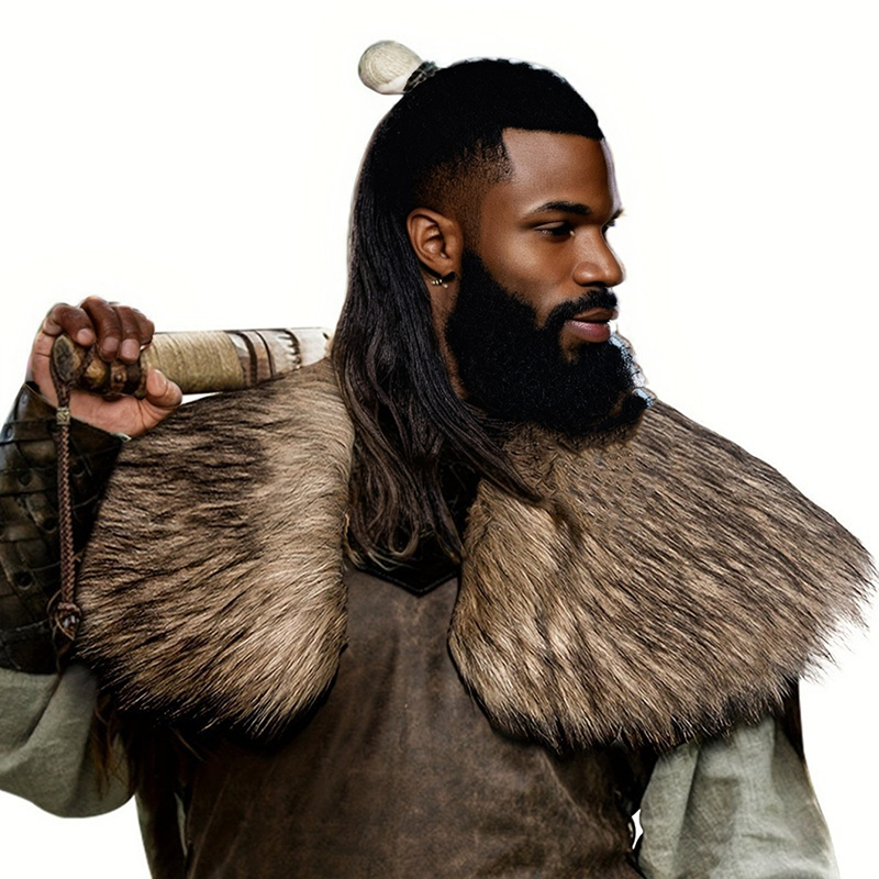 Cuello de piel sintética Medie - Men'S Viking Accessories reseña y precio