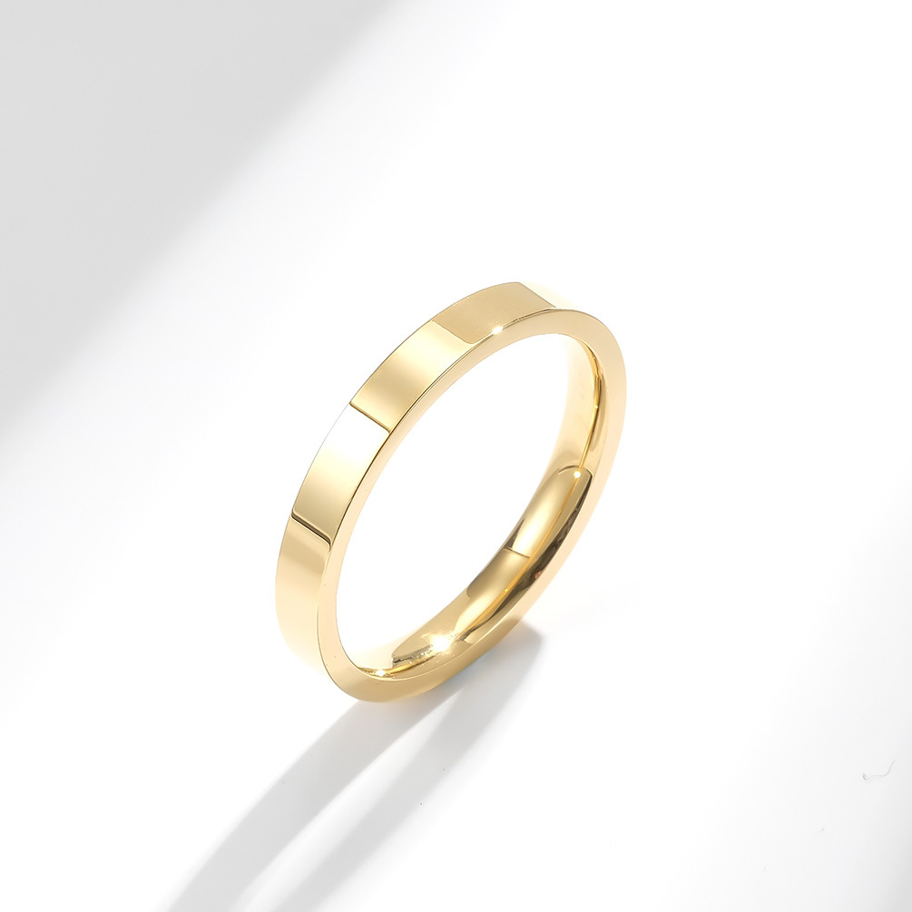 3MM clásico Simple 316L acero  - Men Accessories Name reseña y precio