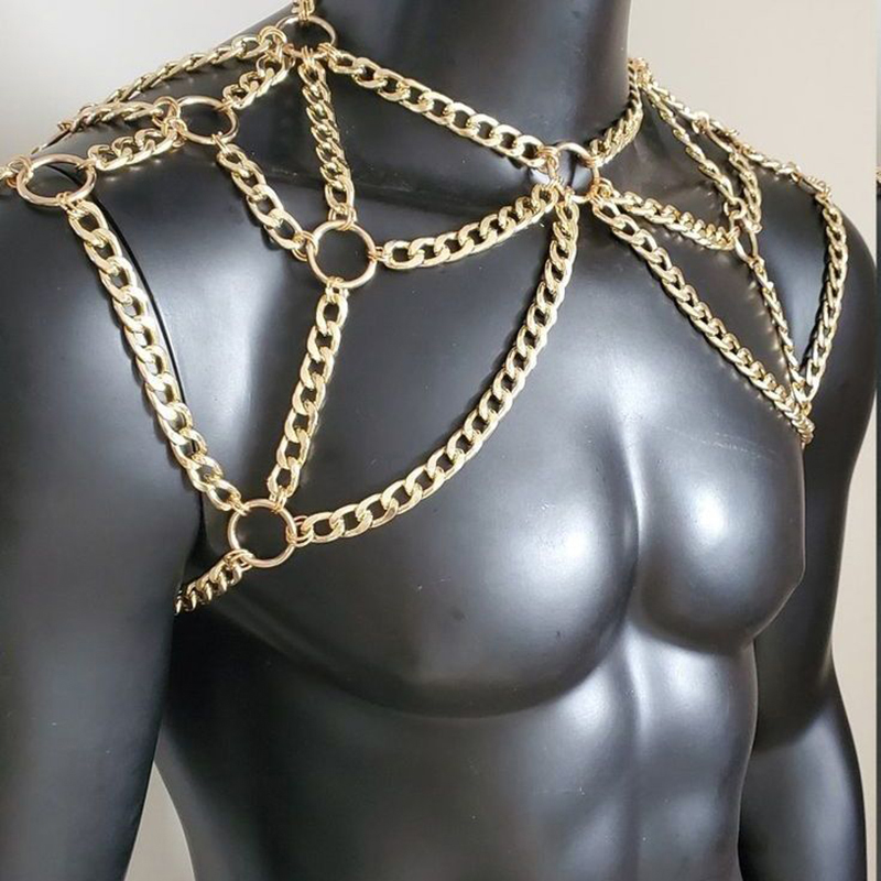 Punk hombres hombro cuerpo cad - Men Accessories Silver reseña y precio