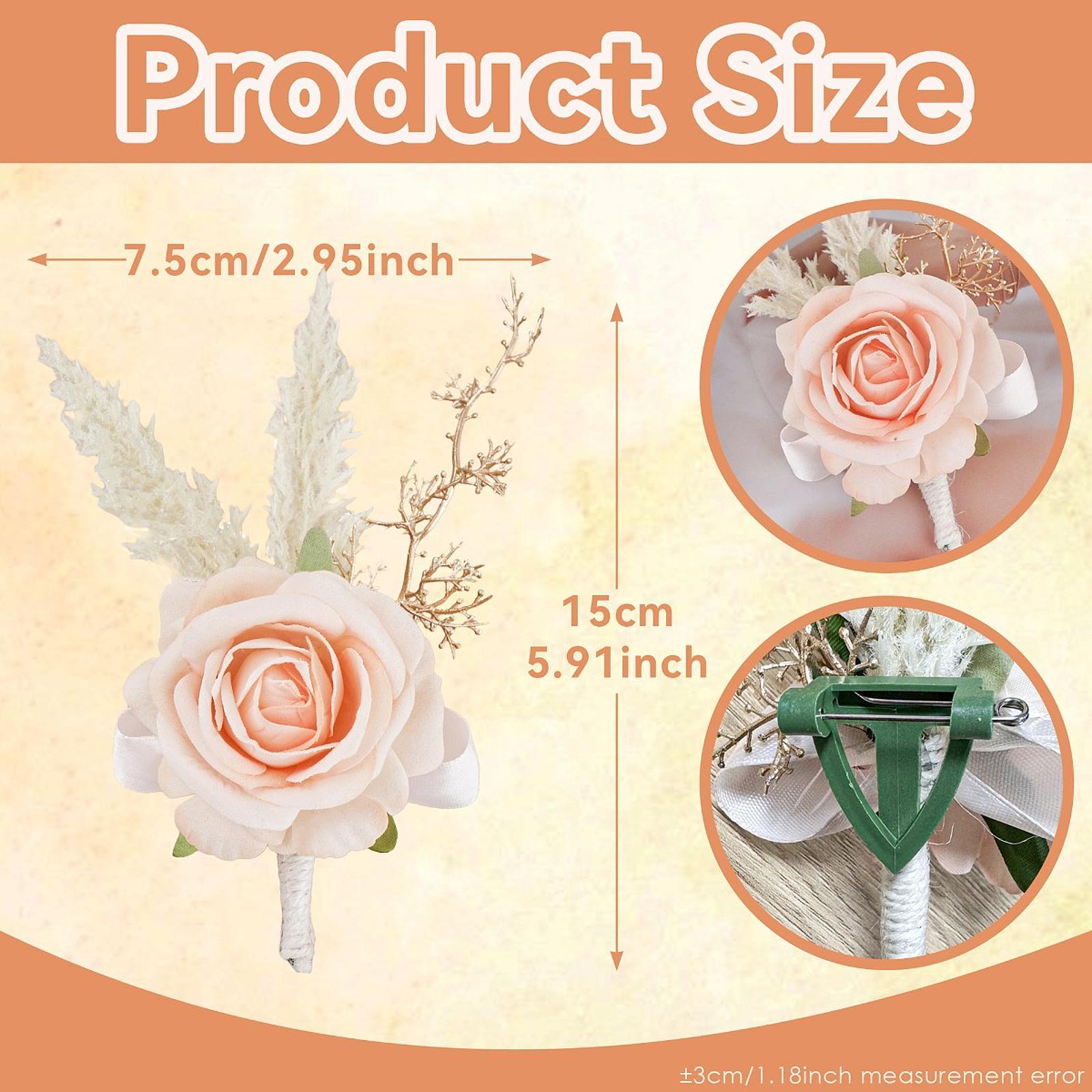 Elegante Boutonniere de Rosas, - Men Accessories Elegant reseña y precio