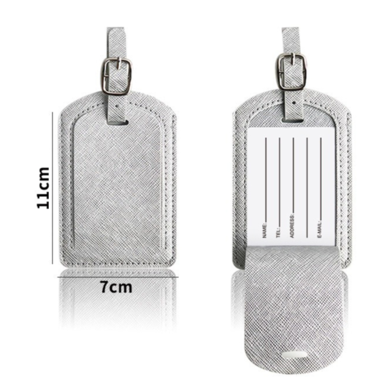 Etiqueta de equipaje de viaje  - Men Accessories Name reseña y precio