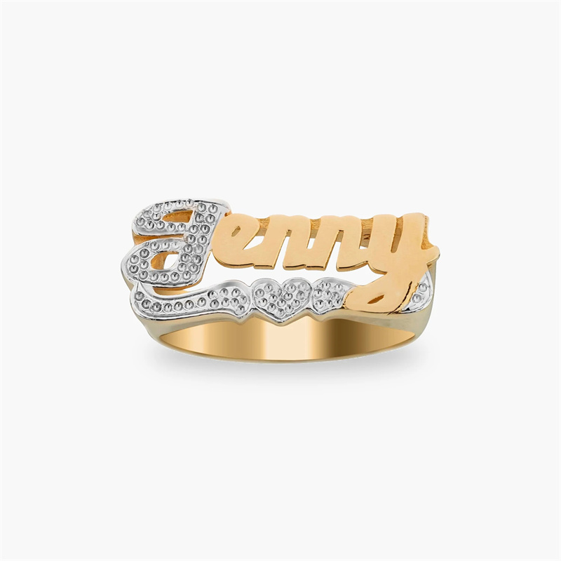 Anillo de oro de 18K con coraz - Men Accessories Name reseña y precio