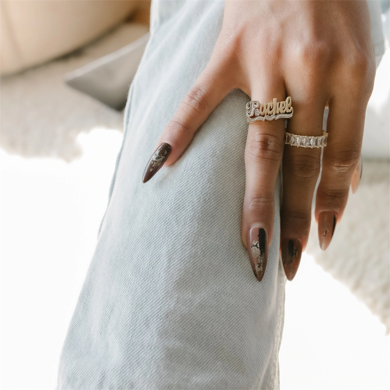 Anillo de oro de 18K con coraz - Men Accessories Name reseña y precio
