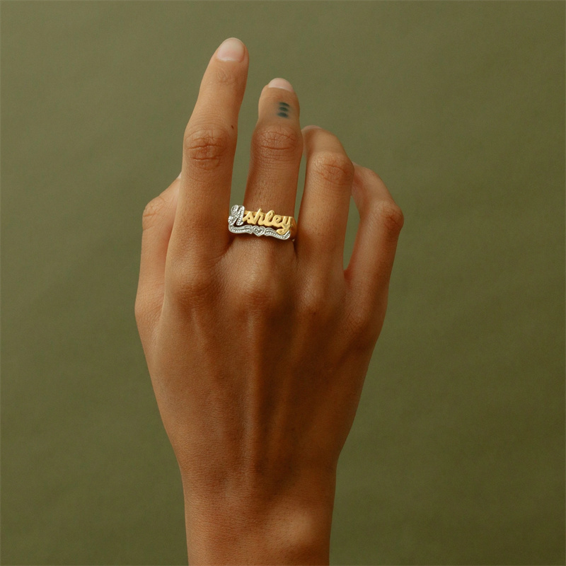 Anillo de oro de 18K con coraz - Men Accessories Name reseña y precio