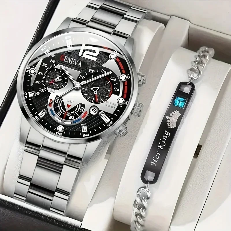 Juego de 2 Relojes de Cuarzo c - Men Accessories Elegant reseña y precio