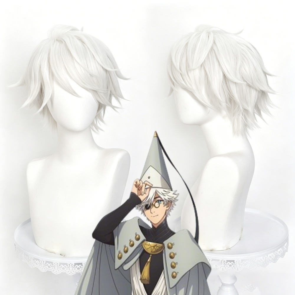 Peluca de cosplay de Anime Wit - Men Accessories Silver reseña y precio