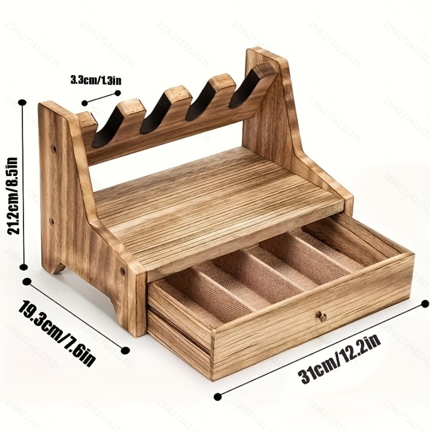 Soporte de madera maciza para  - Men Accessories Store reseña y precio