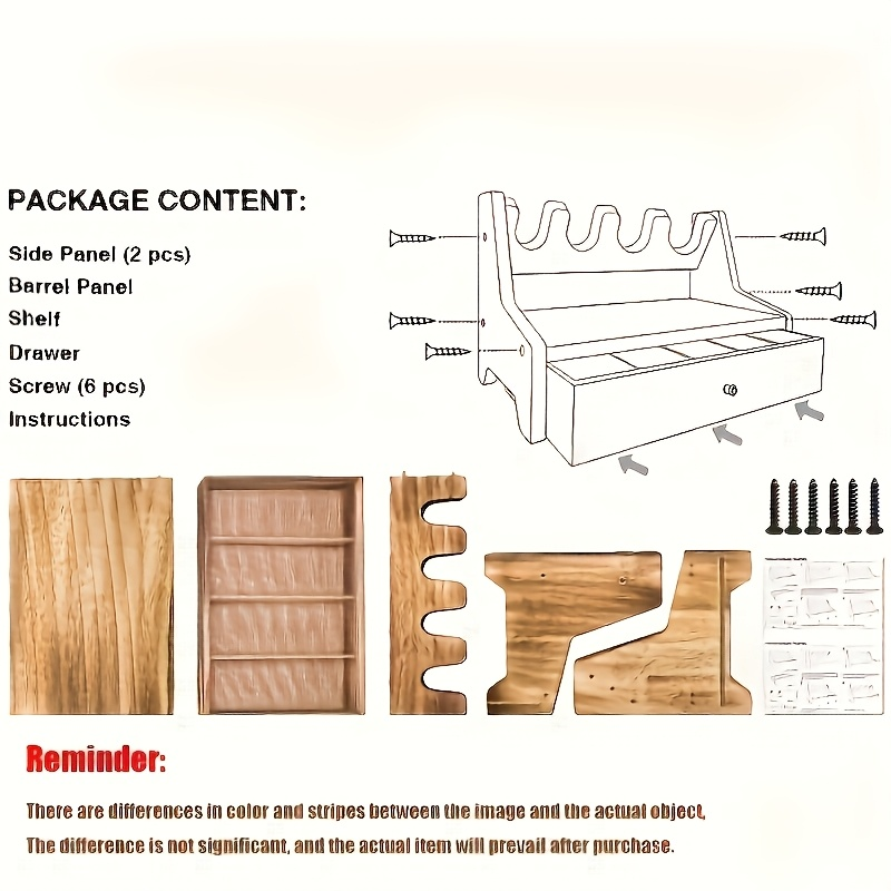 Soporte de madera maciza para  - Men Accessories Store reseña y precio